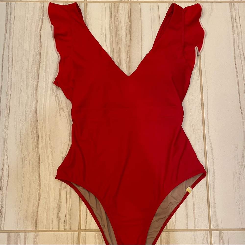 Summersalt The Ruffle Backflip - Red - size 8